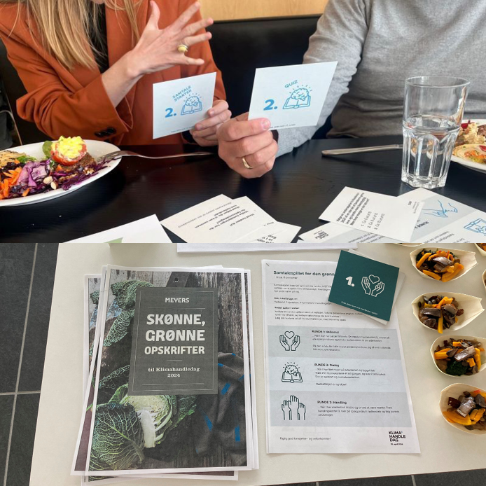 Grøn fællesspisning i Stoppestedet på klimahandledagen