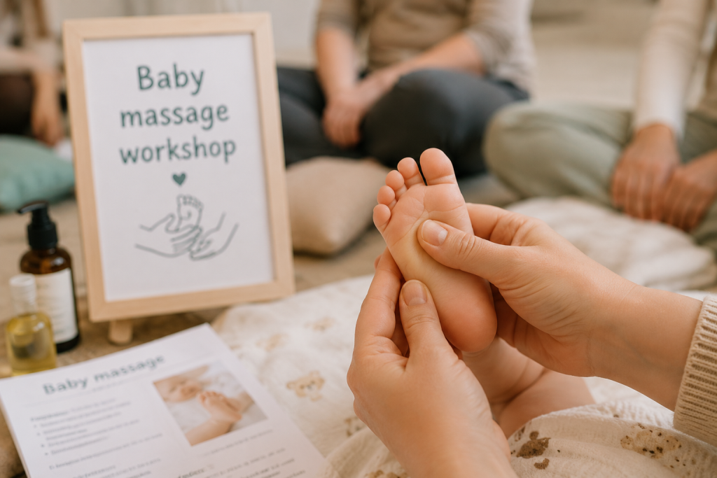 Babymassageworkshop – hold 1
