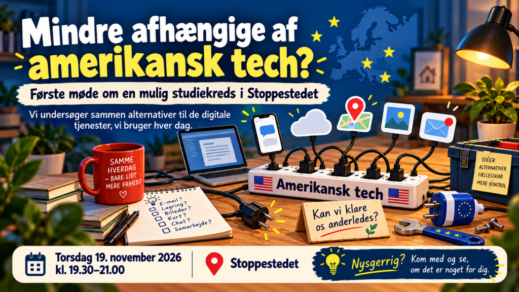 Vil du være mindre afhængig af amerikansk tech? 🇪🇺